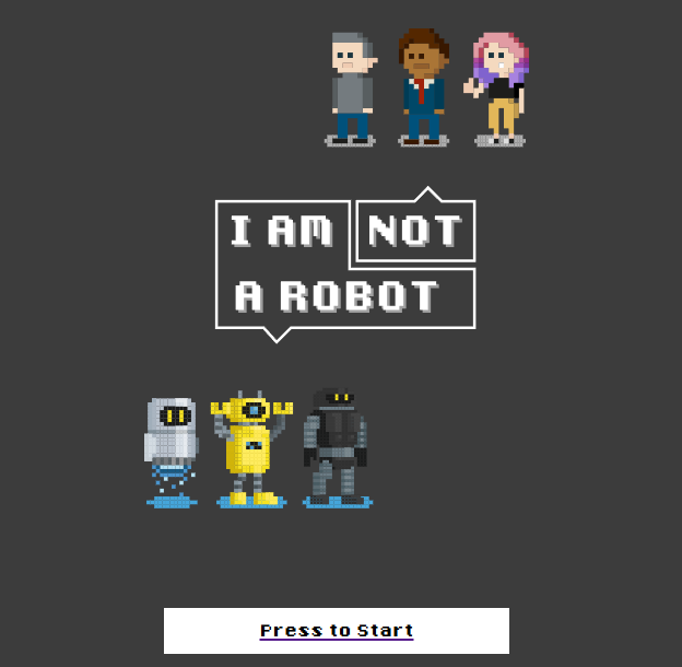 I'M NOT A ROBOT icon